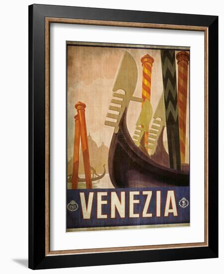 Vintage Travel Poster 2-Kimberly Allen-Framed Art Print