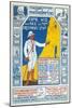 Vintage Travel Poster for Israel-null-Mounted Art Print