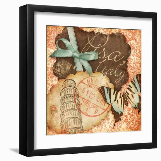 Vintage Travels II-null-Framed Art Print