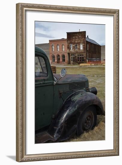 Vintage Truck, Bodie Ghost Town, Bodie Hills, Mono County, California-David Wall-Framed Photographic Print