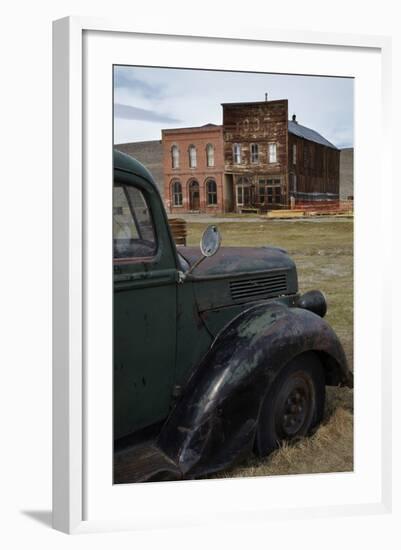 Vintage Truck, Bodie Ghost Town, Bodie Hills, Mono County, California-David Wall-Framed Photographic Print