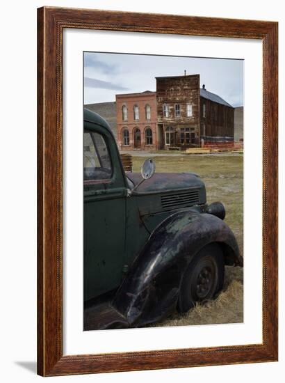 Vintage Truck, Bodie Ghost Town, Bodie Hills, Mono County, California-David Wall-Framed Photographic Print