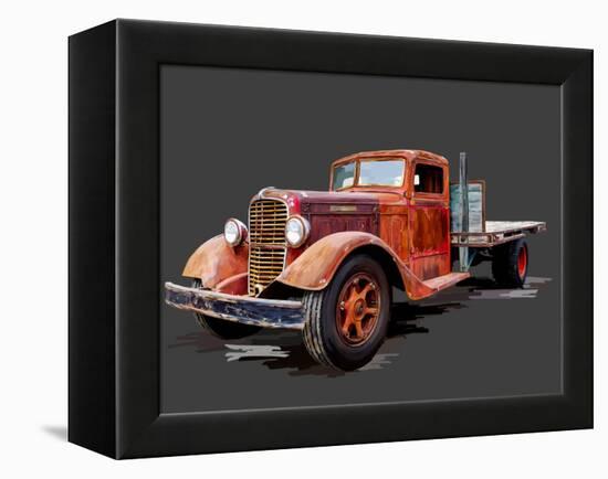 Vintage Truck I-Emily Kalina-Framed Stretched Canvas