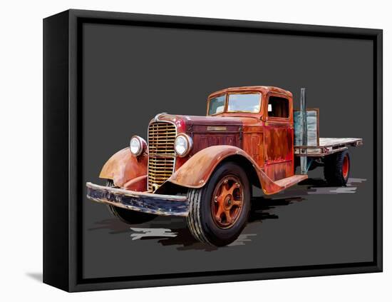 Vintage Truck I-Emily Kalina-Framed Stretched Canvas