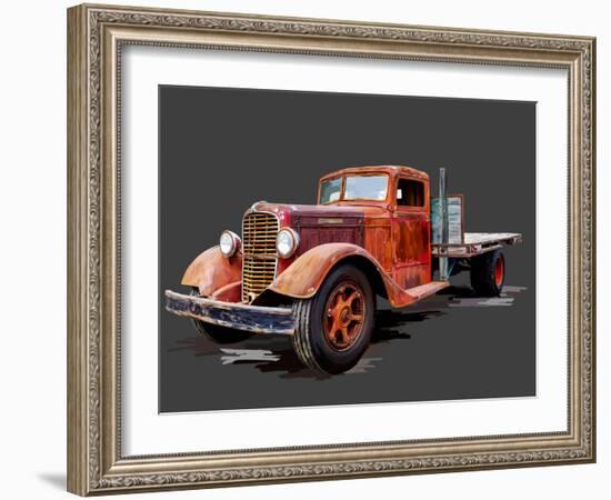 Vintage Truck I-Emily Kalina-Framed Art Print