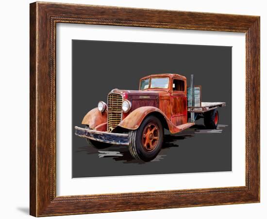 Vintage Truck I-Emily Kalina-Framed Art Print