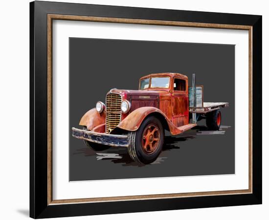 Vintage Truck I-Emily Kalina-Framed Art Print