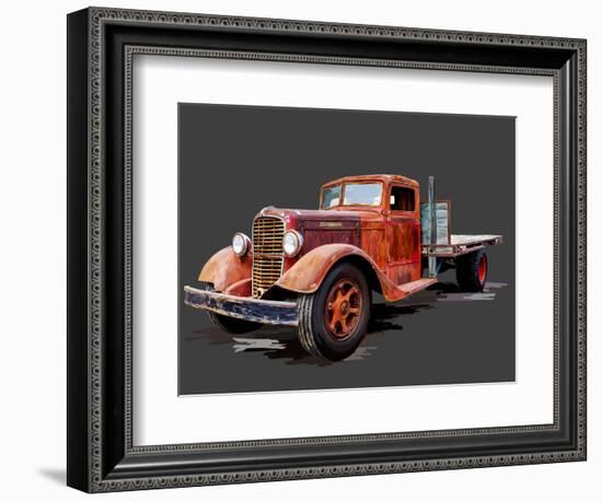 Vintage Truck I-Emily Kalina-Framed Premium Giclee Print