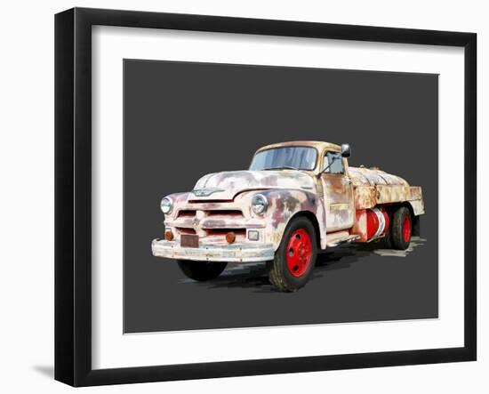 Vintage Truck II-Emily Kalina-Framed Art Print