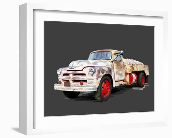 Vintage Truck II-Emily Kalina-Framed Art Print