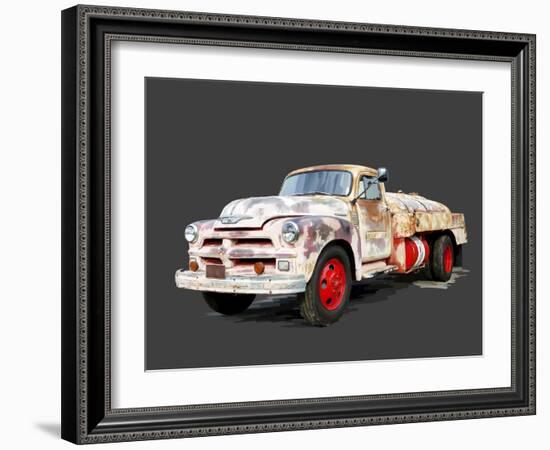 Vintage Truck II-Emily Kalina-Framed Art Print