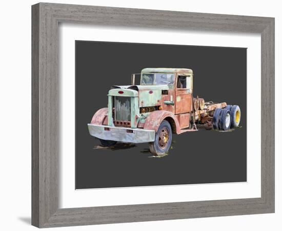 Vintage Truck III-Emily Kalina-Framed Art Print