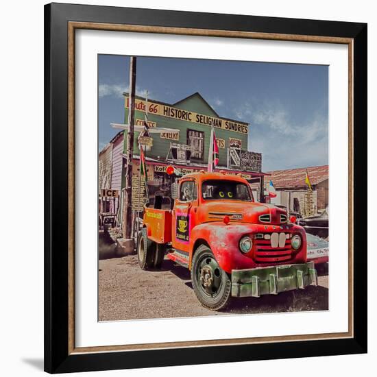 Vintage Truck in America-Salvatore Elia-Framed Photographic Print