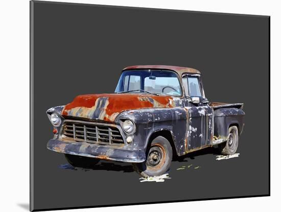 Vintage Truck IV-Emily Kalina-Mounted Art Print