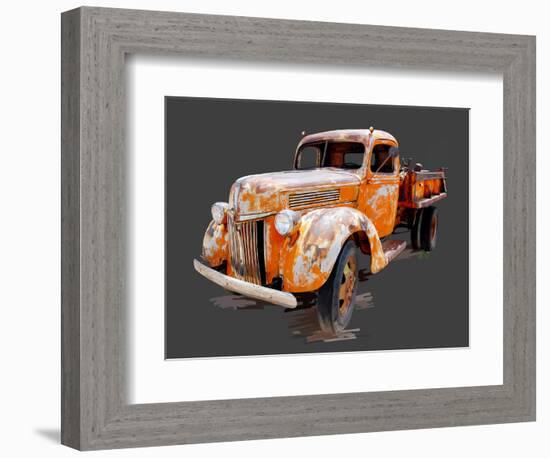 Vintage Truck V-Emily Kalina-Framed Premium Giclee Print