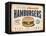 Vintage Try Our Homestyle Hamburgers-Real Callahan-Framed Stretched Canvas