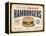 Vintage Try Our Homestyle Hamburgers-Real Callahan-Framed Stretched Canvas