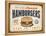 Vintage Try Our Homestyle Hamburgers-Real Callahan-Framed Stretched Canvas