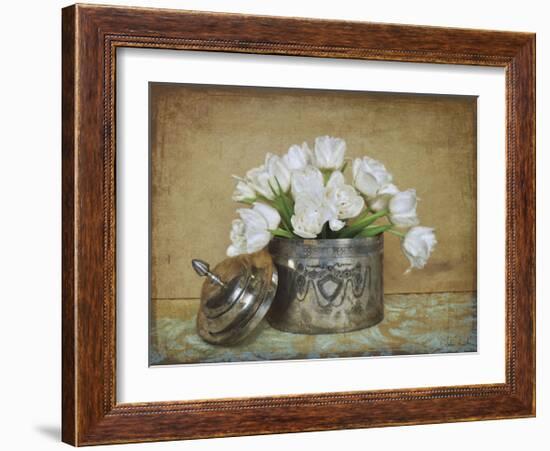 Vintage Tulips II-Cristin Atria-Framed Giclee Print