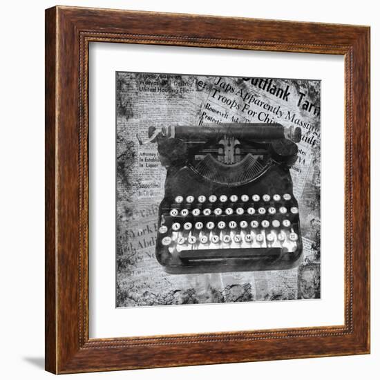 Vintage Typewriter-Lauren Gibbons-Framed Art Print