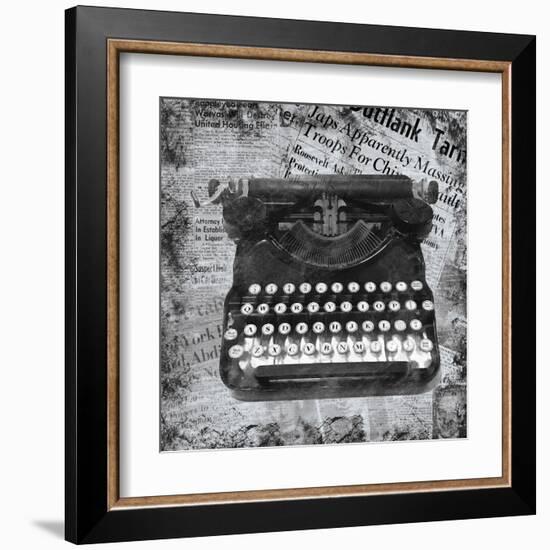 Vintage Typewriter-Lauren Gibbons-Framed Art Print