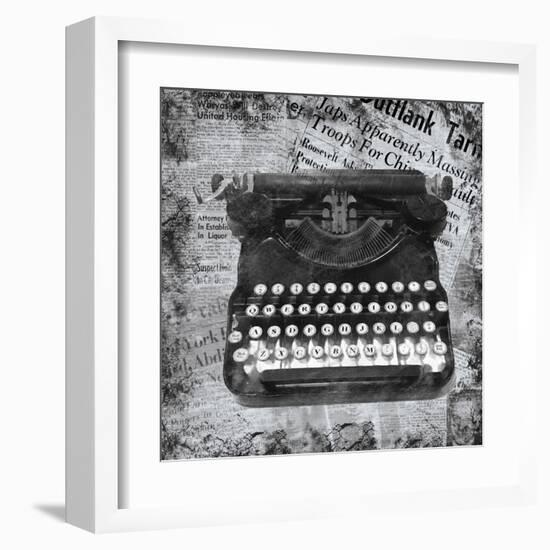 Vintage Typewriter-Lauren Gibbons-Framed Art Print