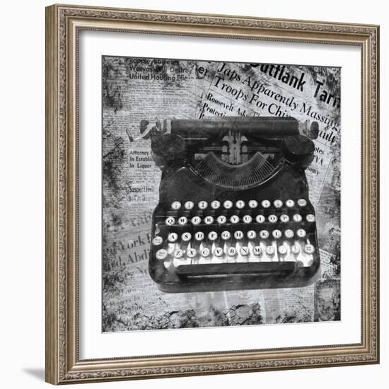 Vintage Typewriter-Lauren Gibbons-Framed Art Print