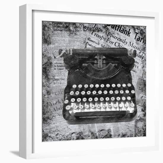 Vintage Typewriter-Lauren Gibbons-Framed Art Print