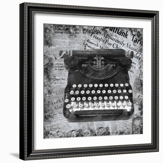 Vintage Typewriter-Lauren Gibbons-Framed Art Print