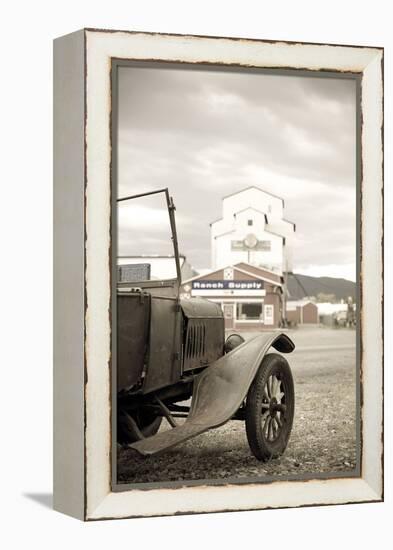Vintage Vehicle-Russell Young-Framed Stretched Canvas