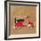 Vintage Vespa Red-Dominique Vari-Framed Art Print