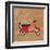 Vintage Vespa Red-Dominique Vari-Framed Art Print