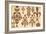 Vintage Victorian Textile Pattern Design-English-Framed Giclee Print