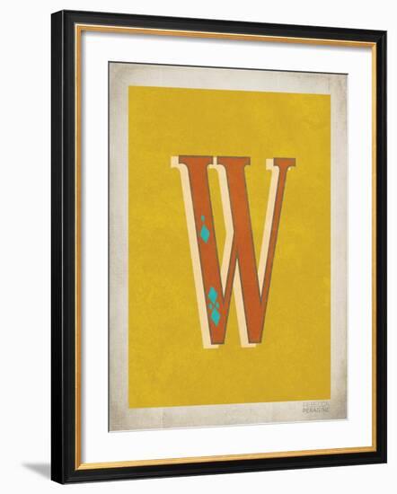 Vintage W-Kindred Sol Collective-Framed Art Print