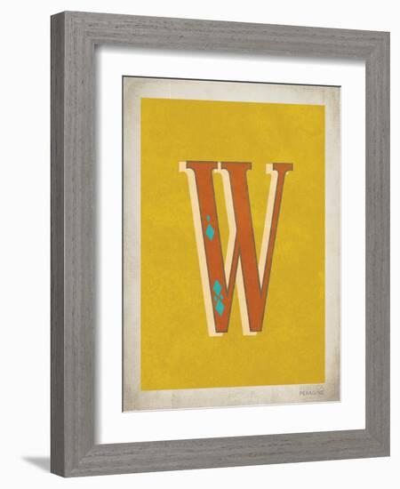 Vintage W-Kindred Sol Collective-Framed Art Print