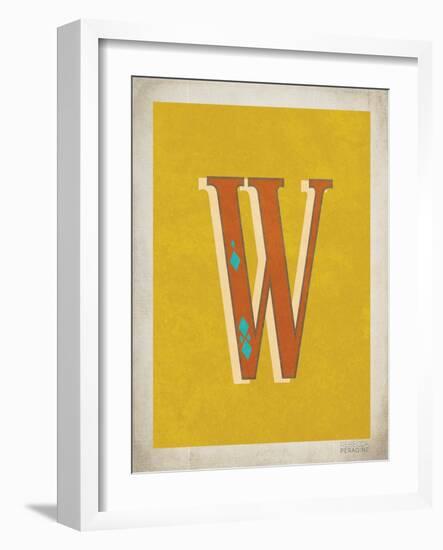 Vintage W-Kindred Sol Collective-Framed Art Print