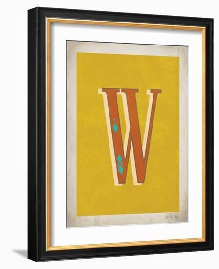 Vintage W-Kindred Sol Collective-Framed Art Print