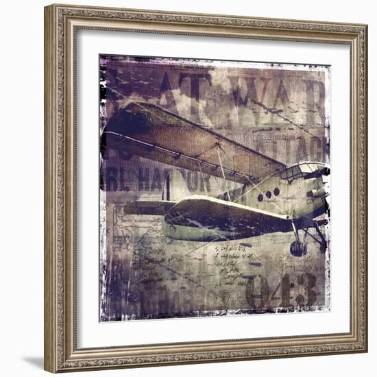 Vintage War Aircraft-Mindy Sommers-Framed Giclee Print