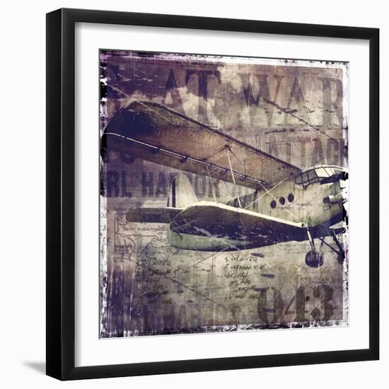 Vintage War Aircraft-Mindy Sommers-Framed Giclee Print