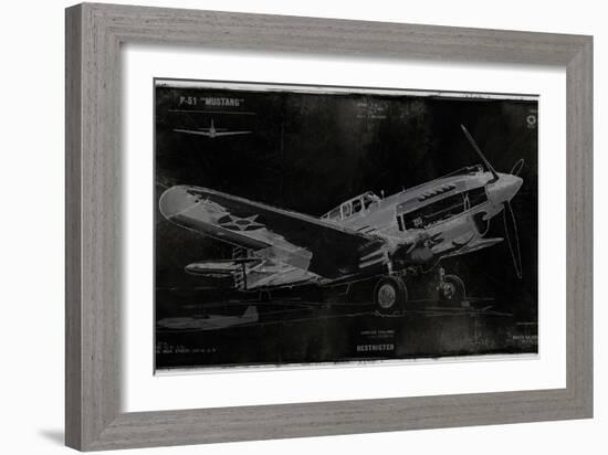 Vintage War Plane-Dylan Matthews-Framed Art Print