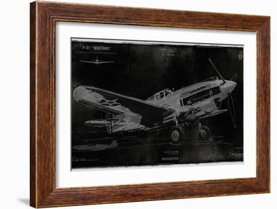 Vintage War Plane-Dylan Matthews-Framed Art Print