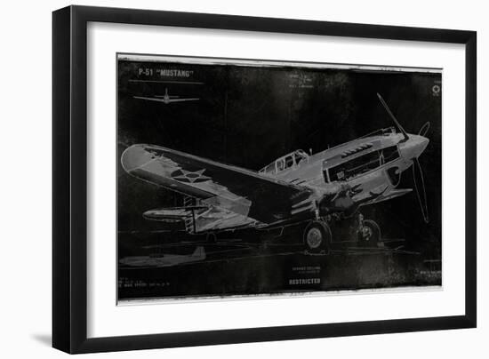 Vintage War Plane-Dylan Matthews-Framed Art Print