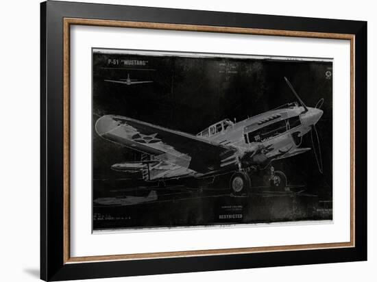 Vintage War Plane-Dylan Matthews-Framed Art Print