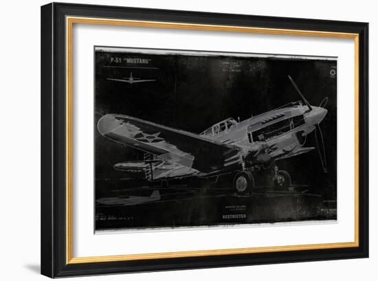 Vintage War Plane-Dylan Matthews-Framed Art Print