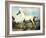 Vintage White Horse Chromolithograph "Mambrino," from the Picture by George Stubbs 1817-Piddix-Framed Art Print