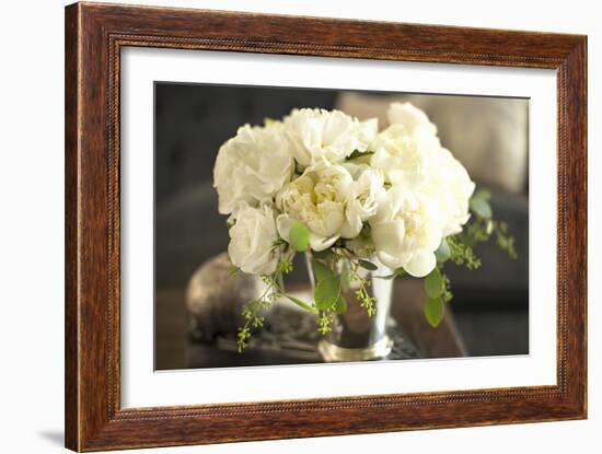 Vintage White Peony-Karyn Millet-Framed Photographic Print