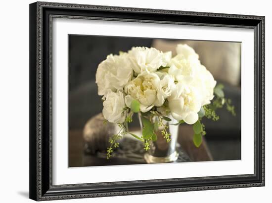 Vintage White Peony-Karyn Millet-Framed Photographic Print