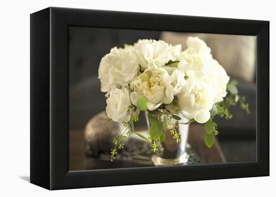 Vintage White Peony-Karyn Millet-Framed Premier Image Canvas