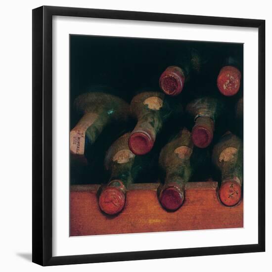 Vintage Wine Cellar I-Amy Melious-Framed Premium Giclee Print