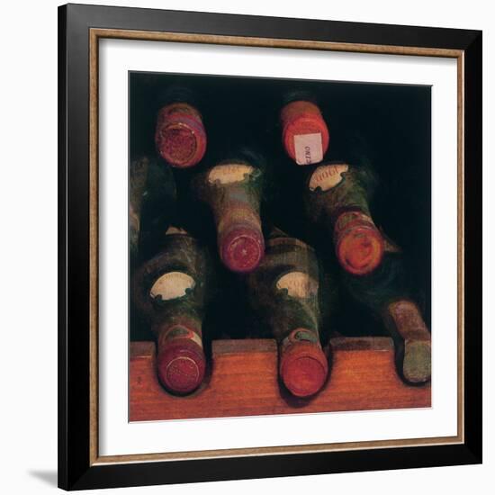 Vintage Wine Cellar II-Amy Melious-Framed Art Print